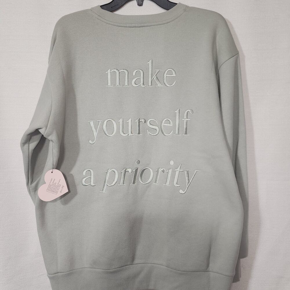 Self love Sweatshirt women's large by Cotton classic
